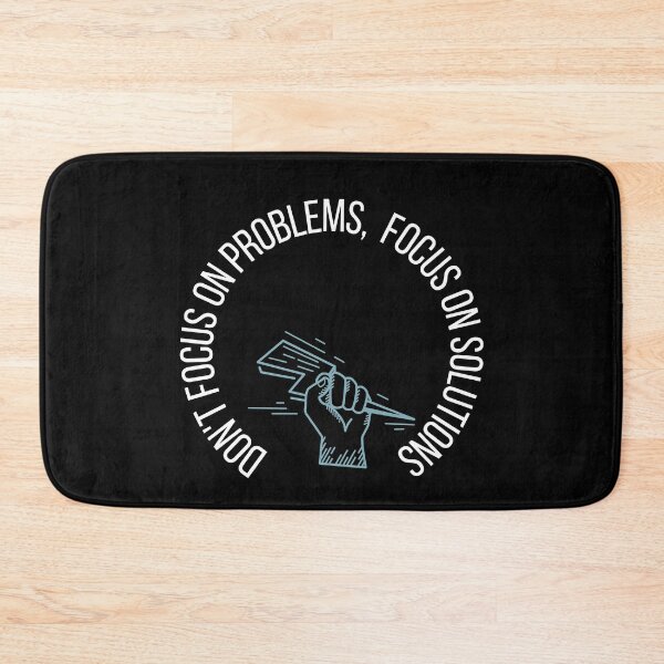 Item preview, Copy of Don't focus on problems focus on solutions designed and sold by FourNuns.