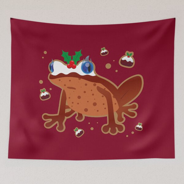 Artikelvorschau, Weihnachtspuddingfrosch entworfen und verkauft von TokkiJess.