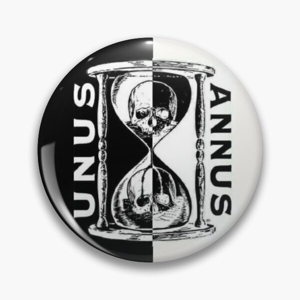 Unus Annus Original Pin and Sticker sale set