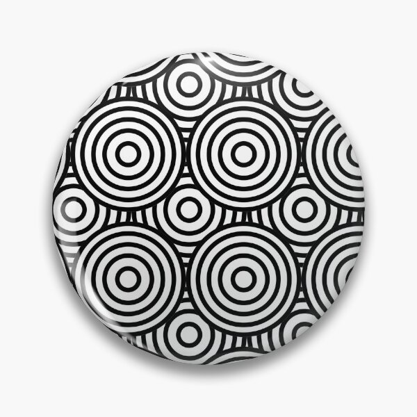 Artikelvorschau, Black Circle Pattern Geschenk zum Geburtstag entworfen und verkauft von Space Art.