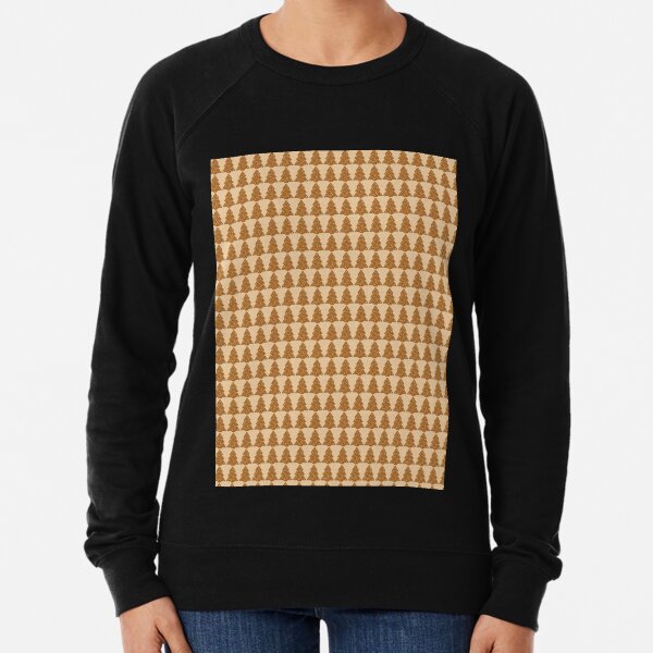 Brown Tree Colors patterns Lightweight Sweatshirt