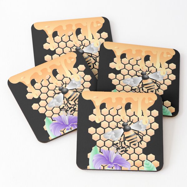 Item preview, Aesthetic Bee Hive Blossom Design designed and sold by Paula Helit.