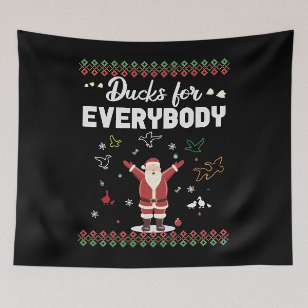 Item preview, Ducks for Everybody Holiday Christmas Santa gift - Muscovy Duck Lovers Gifts designed and sold by abcxyzsma.