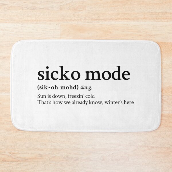 Item preview, Sicko Mode Travis Scott Drake rap hip hop designed and sold by StickTheSong.