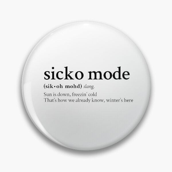 Item preview, Sicko Mode Travis Scott Drake rap hip hop designed and sold by StickTheSong.