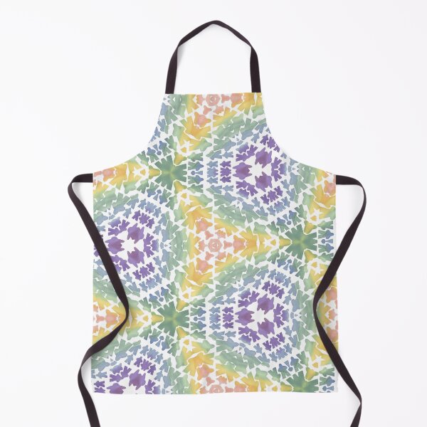 Item preview, Kaleidoscope Tie Dye Rainbow Meeple designed and sold by Zab Butler Design.