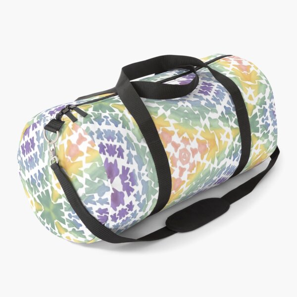 Item preview, Kaleidoscope Tie Dye Rainbow Meeple designed and sold by Zab Butler Design.