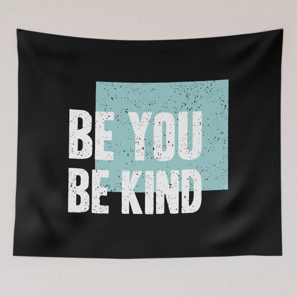 Item preview, be you be kind cute Typography motivational gifts designed and sold by ShoppyYourThing.
