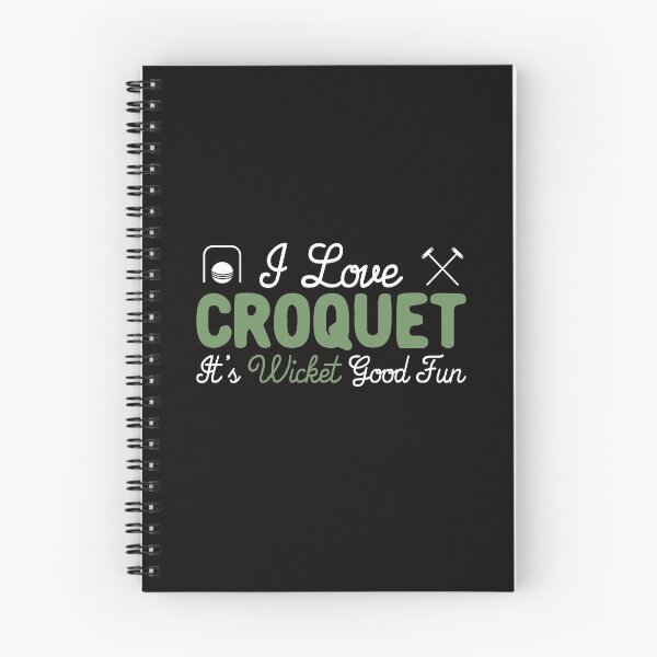 Item preview, I Love Croquet - It’s Wicket Good Fun - Croquet Pun designed and sold by Dan66.
