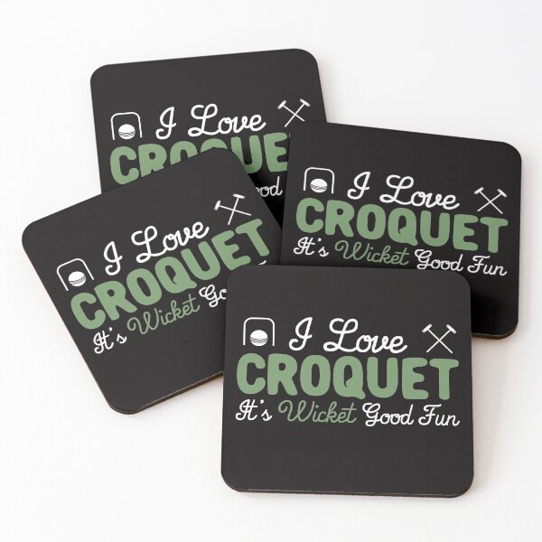 Item preview, I Love Croquet - It’s Wicket Good Fun - Croquet Pun designed and sold by Dan66.