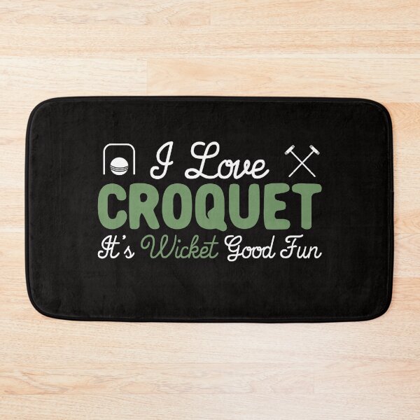Item preview, I Love Croquet - It’s Wicket Good Fun - Croquet Pun designed and sold by Dan66.