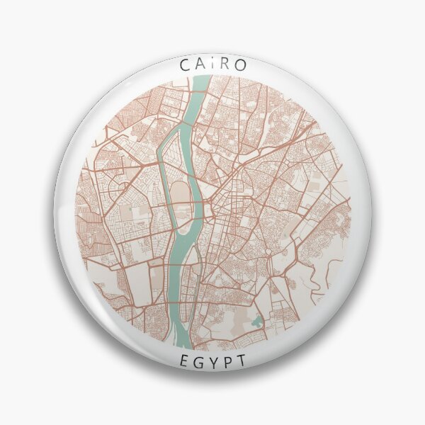 Item preview, Cairo, Egypt Map (Theme 2) designed and sold by Mapnify.