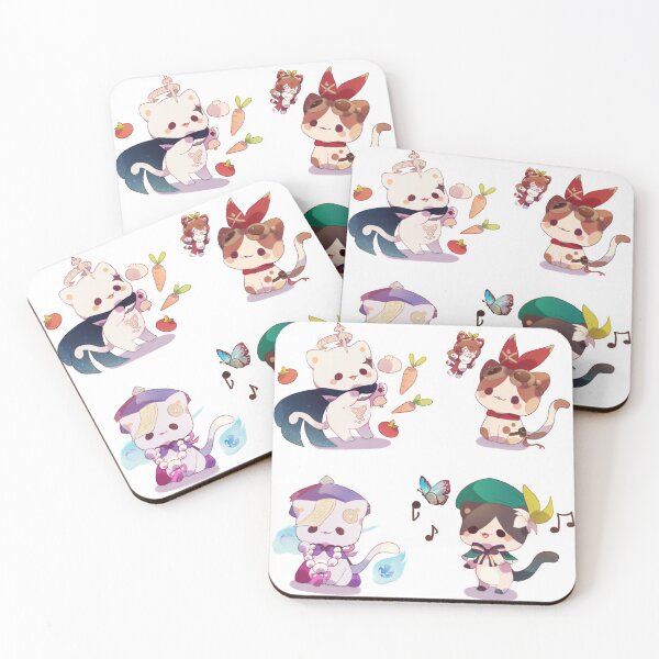 Item preview, Genshin Impact Kitties designed and sold by CremeChii.