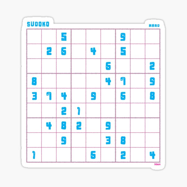 Item preview, Sudoku designed and sold by OriginalSchuse.