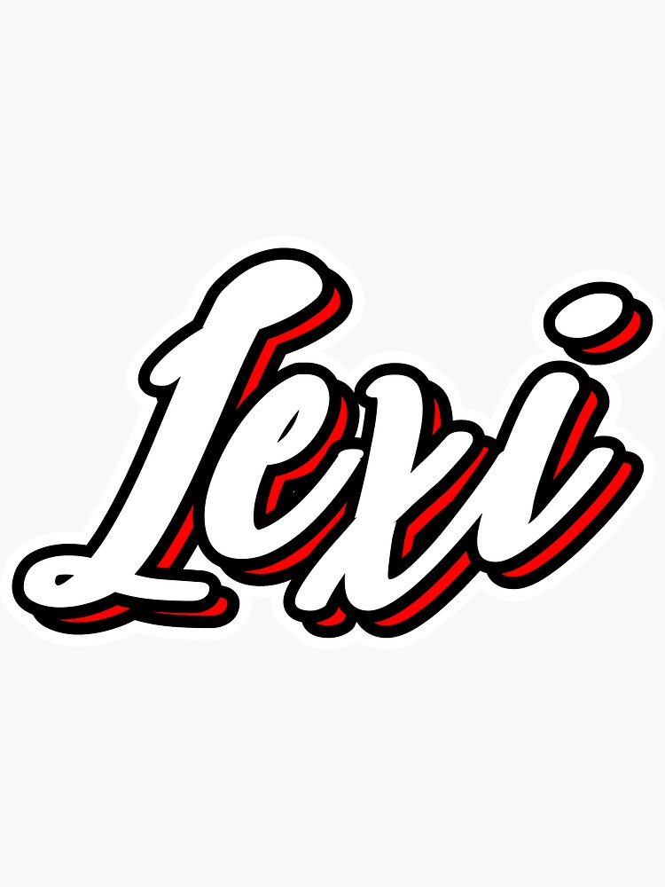 The Name Lexi In Bubble Letters