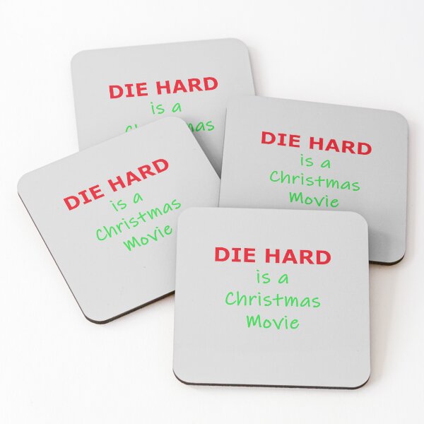 Artikelvorschau, Die Hard ist ein Weihnachtsfilm - Rot und Grün entworfen und verkauft von BurnerDesigns.