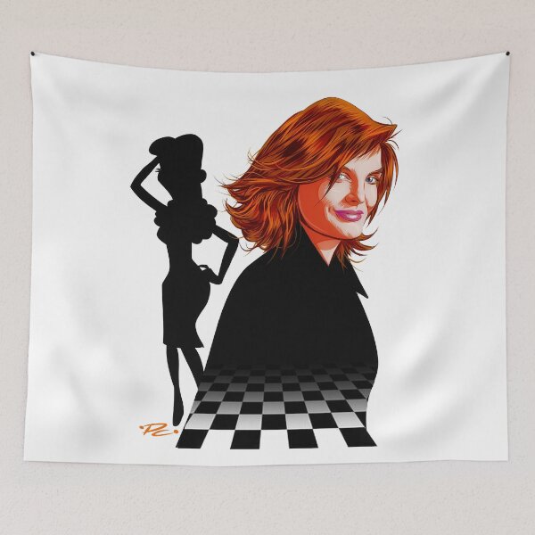 Item preview, Rene Russo - An illustration by Paul Cemmick designed and sold by TIGERDAVER.