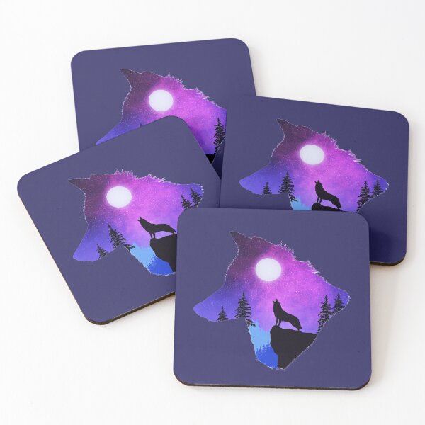 Item preview, wolf silhouette designed and sold by Fruitsome.
