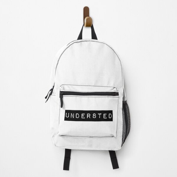 Item preview, Underrated (Vintage Retro Label - Under8ted Word Pun) designed and sold by SassyClassyMe.