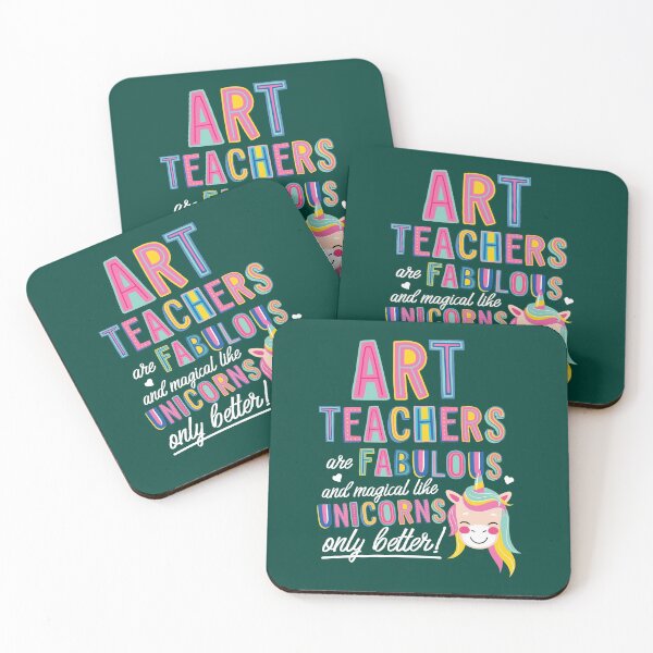 Item preview, Art Teachers are like Unicorns Gift Idea designed and sold by betternotes.