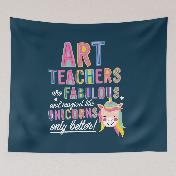 Item preview, Art Teachers are like Unicorns Gift Idea designed and sold by betternotes.