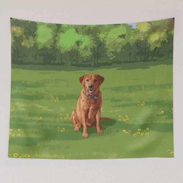 Artikelvorschau, Fox Red Yellow Labrador Retriever Jagdhund entworfen und verkauft von csforest.