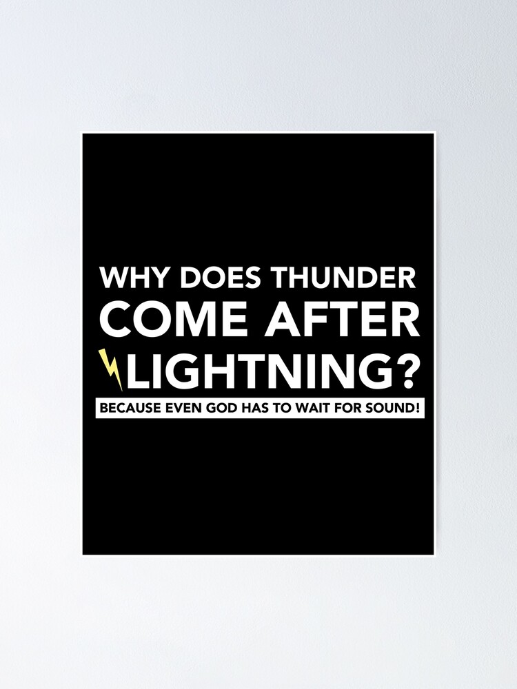 Sound Manager Sound Designer Thunder Lightning Joke