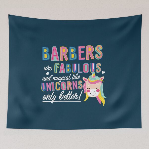 Item preview, Barbers are like Unicorns Gift Idea designed and sold by betternotes.