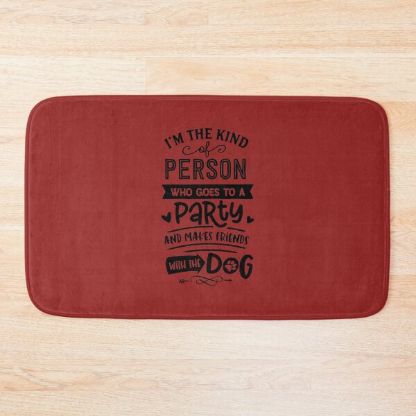 Item preview, I'm the kind of person who goes to a party and makes friends with dog designed and sold by yassiny.