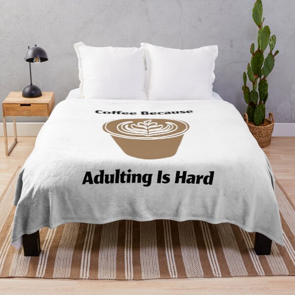 Item preview, Coffee Because Adulting Is Hard designed and sold by CreativeText.