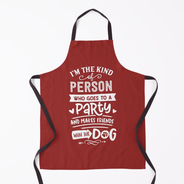 Item preview, I'm the kind of person who goes to a party and makes friends with dog designed and sold by yassiny.