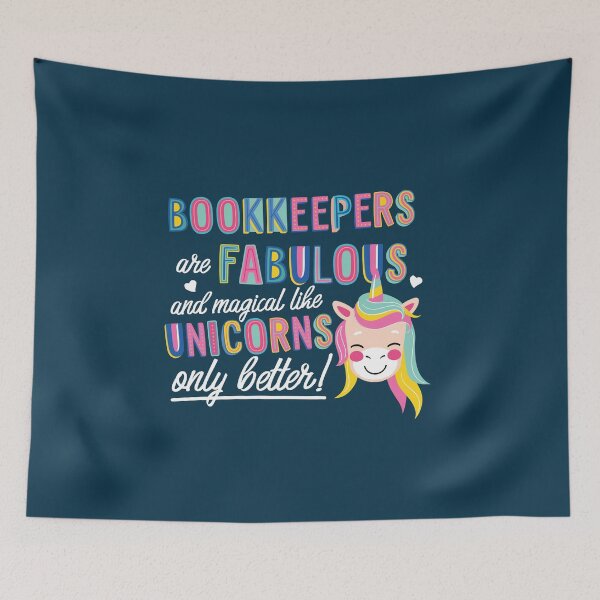Item preview, Bookkeepers are like Unicorns Gift Idea designed and sold by betternotes.