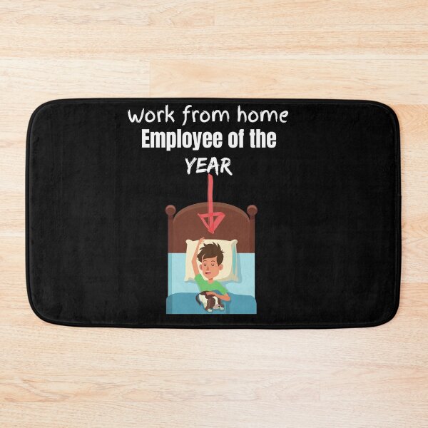 Item preview, Work from home employee of the year 2020 Black  designed and sold by Socool101.