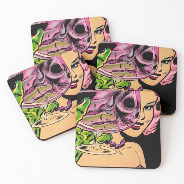 Item preview, Chamber of Chills PopArtGirls Vintage designed and sold by IndieArtDream.