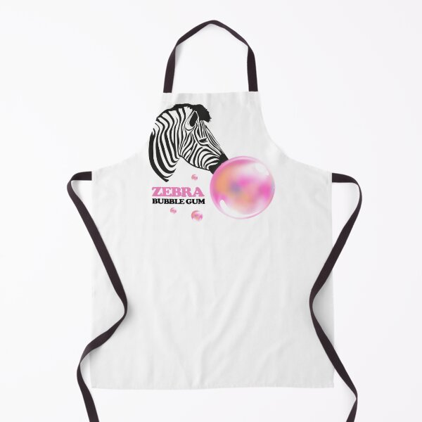 Item preview, Zebra Bubble Gum Funny Cute Animal Print Pink Black N White Art designed and sold by peachyline.