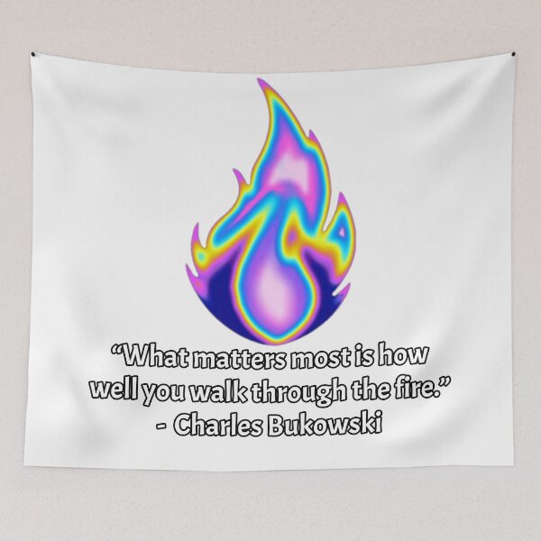 Item preview, Charles Bukowski - Walk Through The Fire V2.0 designed and sold by slc2213.