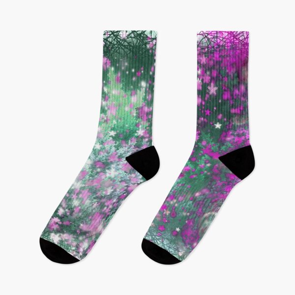 Item preview, Christmas Pink stars mint green trees designed and sold by RileyKyler.
