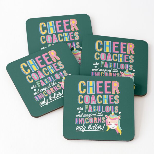 Item preview, Cheer Coaches are like Unicorns Gift Idea designed and sold by betternotes.