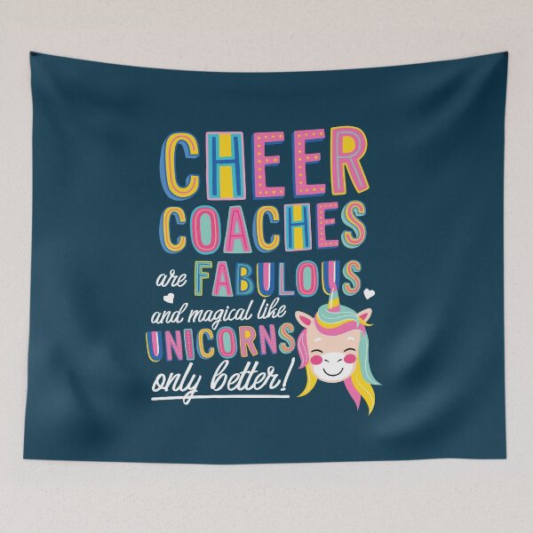 Item preview, Cheer Coaches are like Unicorns Gift Idea designed and sold by betternotes.