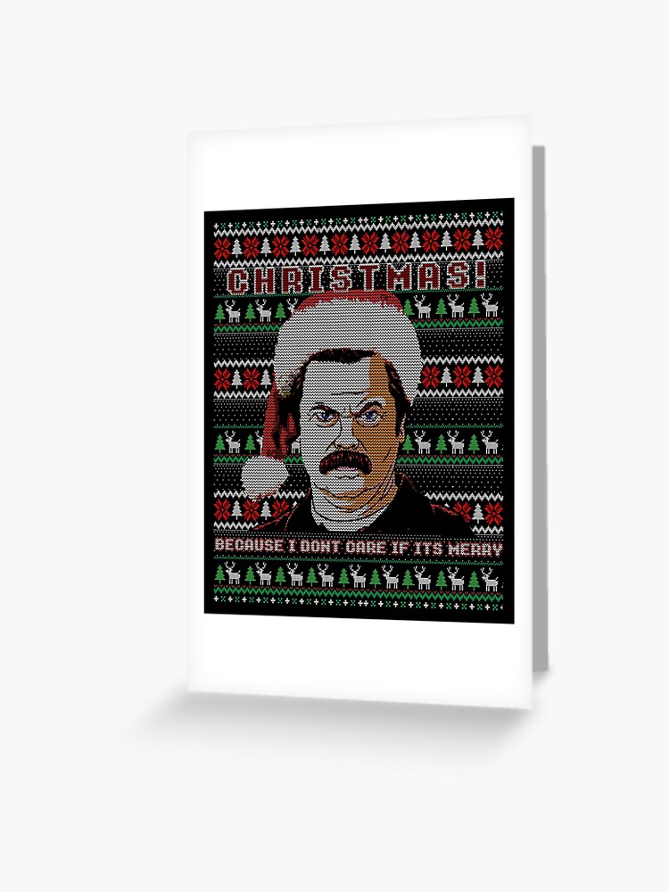 Ron swanson ugly christmas on sale sweater