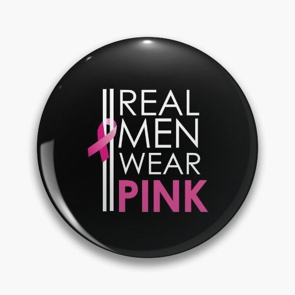 Item preview, Real men wear pink for breast cancer awareness designed and sold by mederDESIGNS.