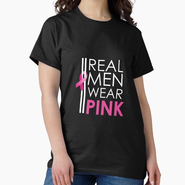 Item preview, Real men wear pink for breast cancer awareness designed and sold by mederDESIGNS.
