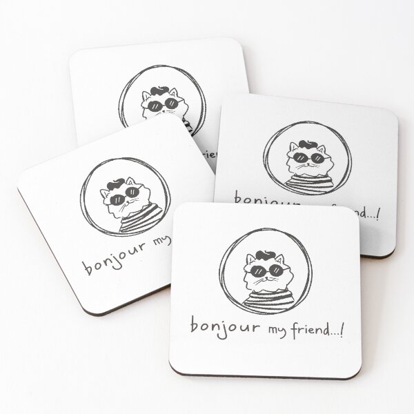 Item preview, Hello Mon Ami - Bonjour My Friend designed and sold by PrintBrint.