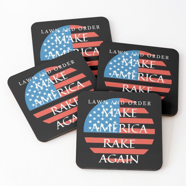 Item preview, Lawn And Order Make America Rake Again In Black designed and sold by LuckyKermit.