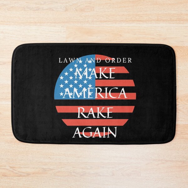 Item preview, Lawn And Order Make America Rake Again In Black designed and sold by LuckyKermit.