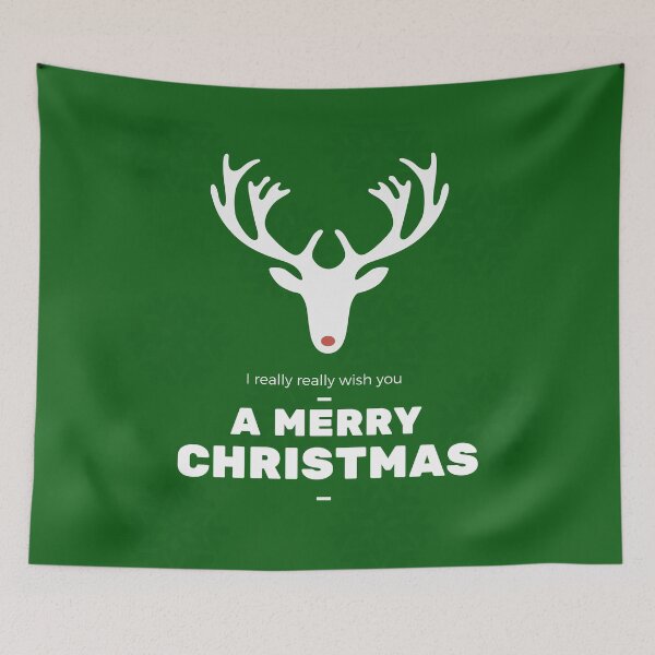 Item preview, I wish you  a merry christmas / xmas greetings designed and sold by SpicyCherrys.