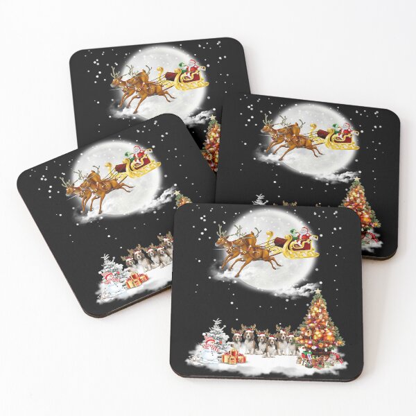 Item preview, Beagle Christmas Santa Reindeer Xmas For Beagle Dog designed and sold by MarcelaSoto.
