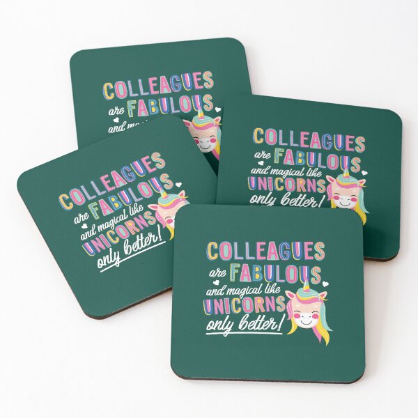 Item preview, Colleagues are like Unicorns Gift Idea designed and sold by betternotes.