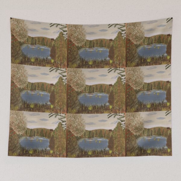 Item preview, A Lake Through Trees designed and sold by SashaSprite.