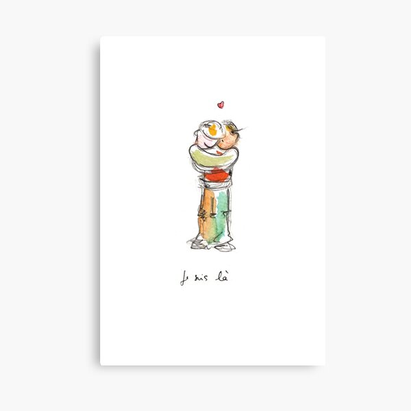 I'm here Canvas Print
